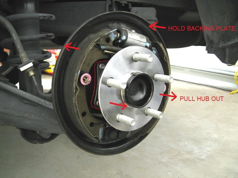 bf18d0cf5393862475881cf69654ac1f  Rear wheel bearing hub assembly replacement